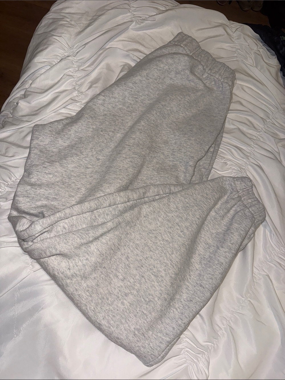 Gray Hollister Adjustable Rise Sweatpants